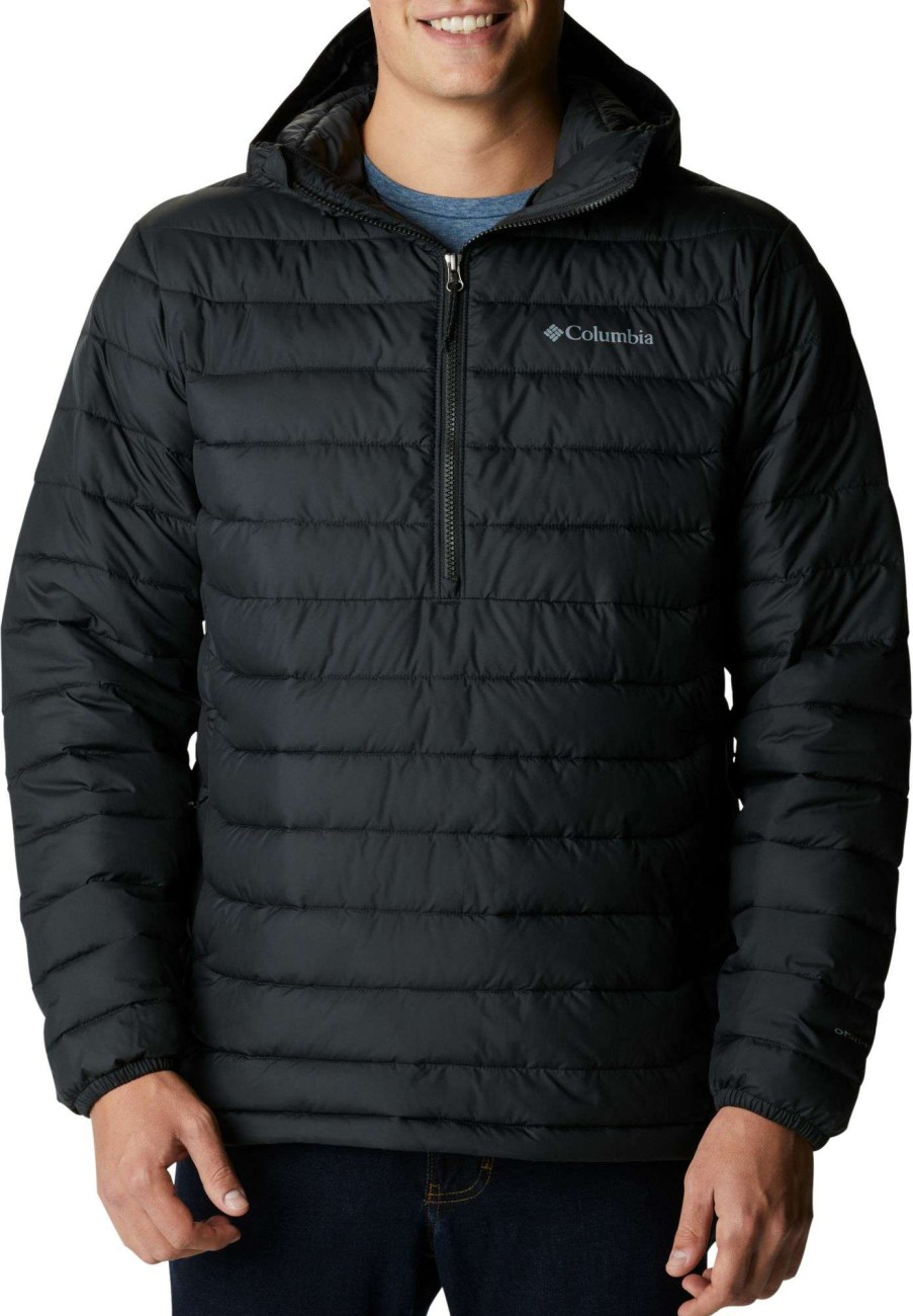 Jackets * | Columbia Men'S Powder Lite Anorak Jacket Black