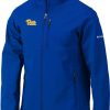 Jackets * | Columbia Men'S Pitt Panthers Blue Ascender Full-Zip Jacket