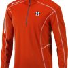 Jackets * | Columbia Men'S Houston Astros Orange Shotgun Quarter-Zip Shirt