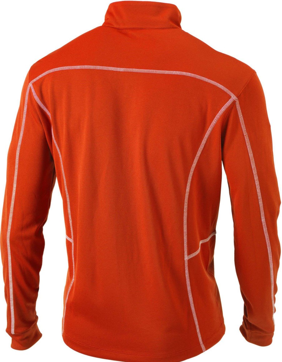 Jackets * | Columbia Men'S Houston Astros Orange Shotgun Quarter-Zip Shirt