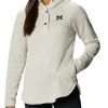 Sweatshirts * | Columbia Women'S Michigan Wolverines Darling Days Full-Zip White Hoodie