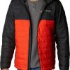 Jackets * | Columbia Men'S Powder Lite Hooded Jacket Red Quartz/Shark