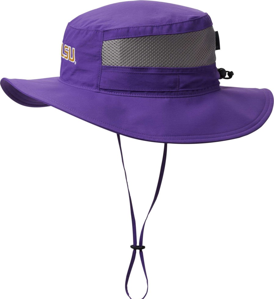 Hats * | Columbia Men'S Lsu Tigers Purple Bora Bora Booney Hat