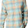 Shirts * | Columbia Men'S Pfg Slack Tide Flannel Long Sleeve Shirt