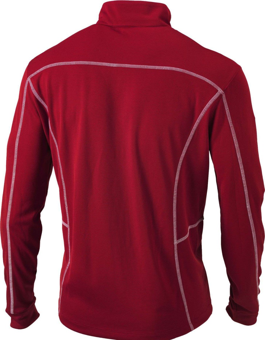 Shirts * | Columbia Men'S Oklahoma Sooners Crimson Shotgun Quarter-Zip Shirt