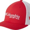 Hats * | Columbia Men'S Houston Cougars Red Pfg Mesh Adjustable Hat