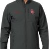 Jackets * | Columbia Men'S Oklahoma Sooners Grey Ascender Jacket