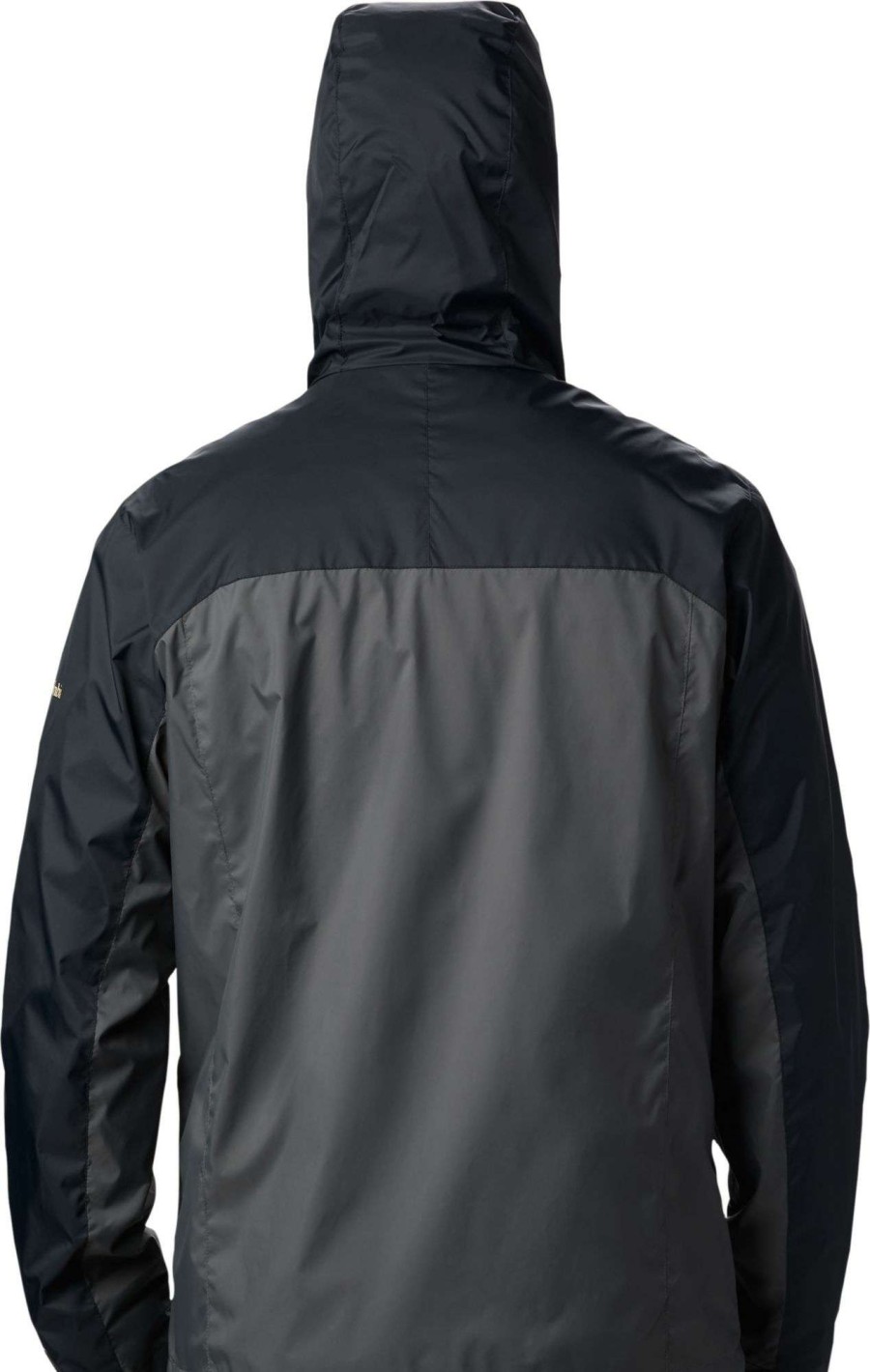 Jackets * | Columbia Men'S Purdue Boilermakers Black/Grey Glennaker Storm Jacket