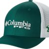 Hats * | Columbia Men'S South Florida Bulls Green Pfg Mesh Adjustable Hat