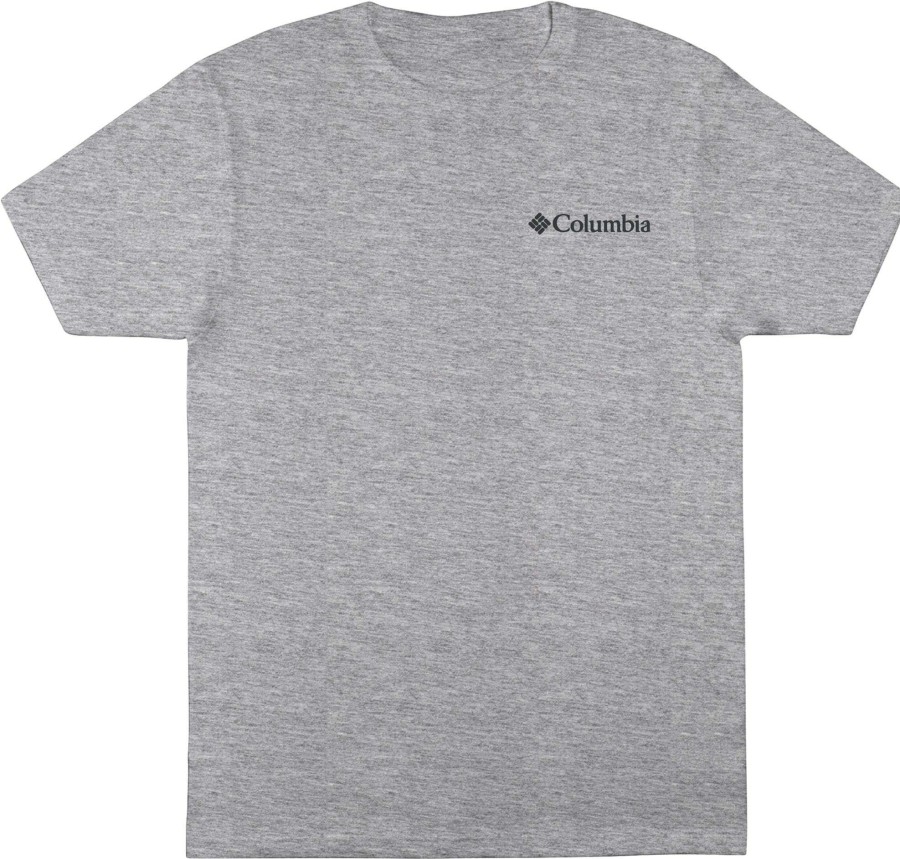 Shirts * | Columbia Men'S Kodak Short Sleeve Graphic T-Shirt Grey Heather