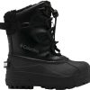 Boots * | Columbia Kids' Bugaboot Celsius 400G Waterproof Winter Boots For Boys' Black/Graphite