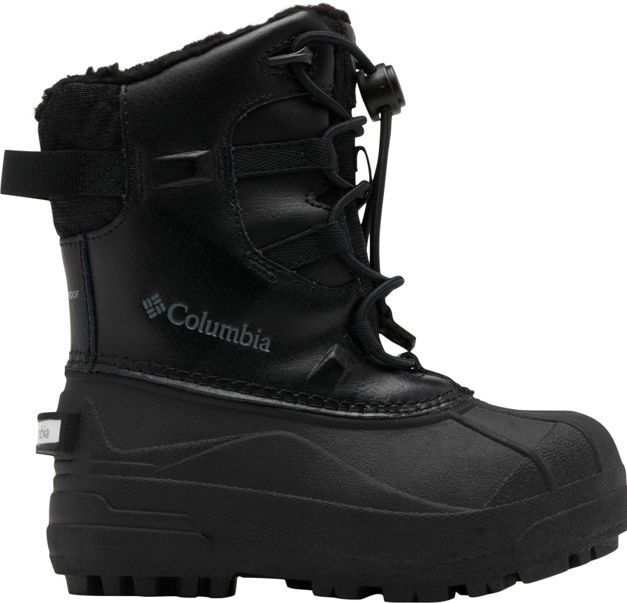 Boots * | Columbia Kids' Bugaboot Celsius 400G Waterproof Winter Boots For Boys' Black/Graphite