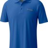 Shirts * | Columbia Men'S Skiff Cast Polo Vivid Blue