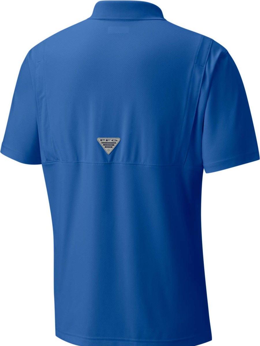 Shirts * | Columbia Men'S Skiff Cast Polo Vivid Blue