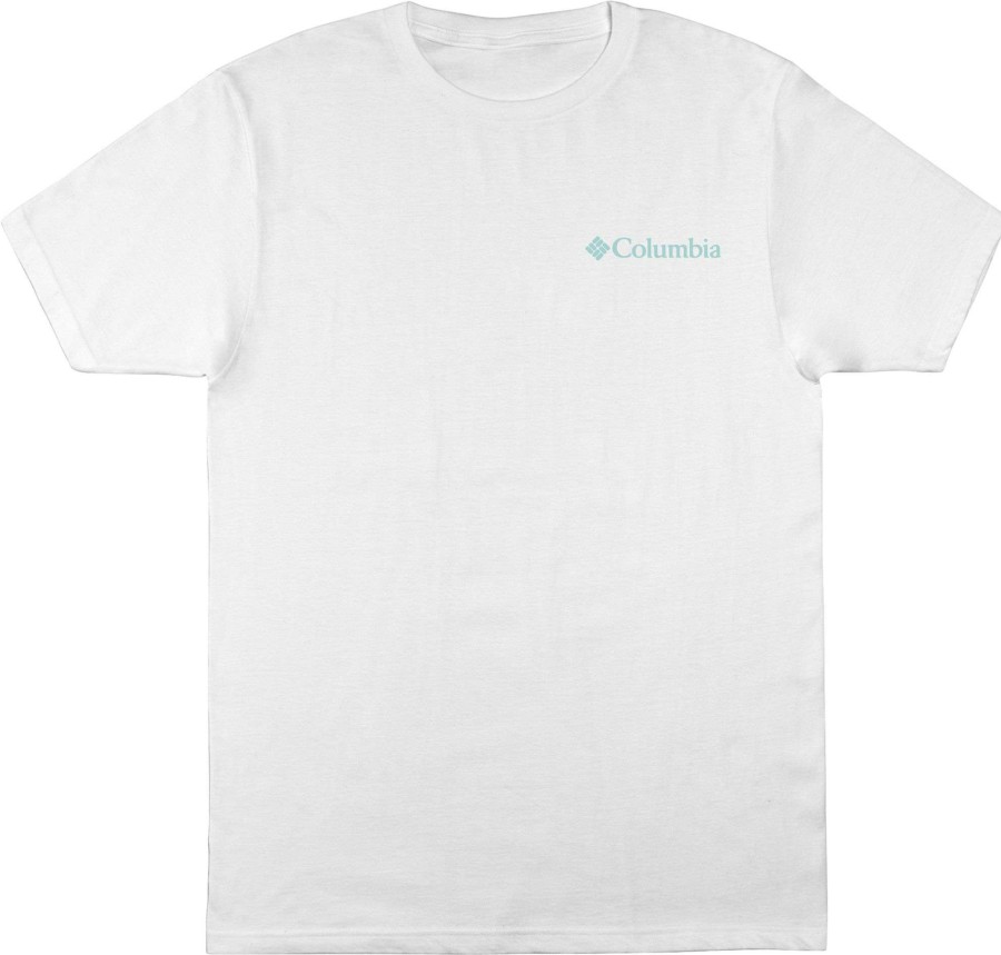 Shirts * | Columbia Mens' Visor T-Shirt White