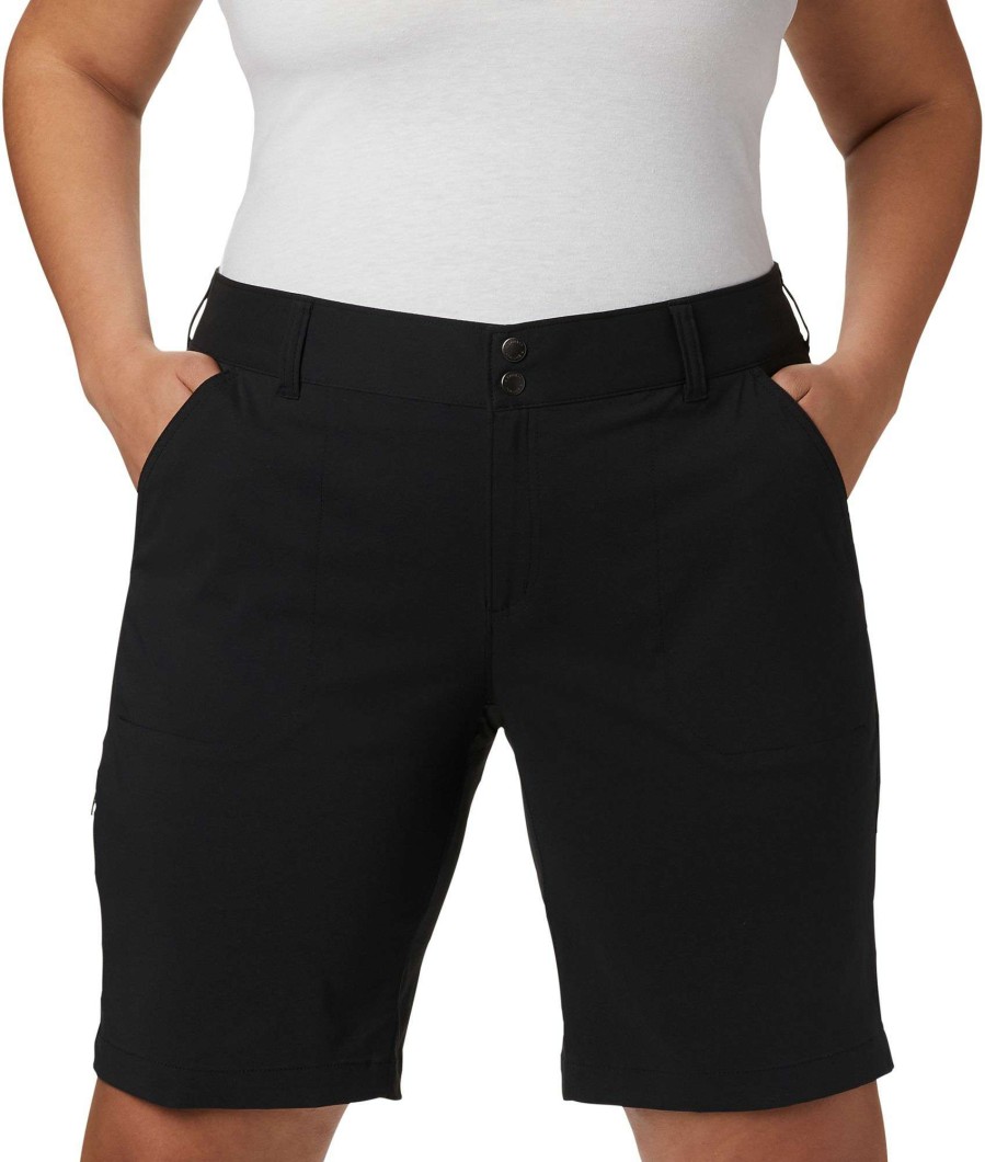 Shorts * | Columbia Women'S Plus-Size Saturday Trail Long Shorts Black