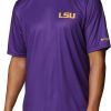 Shirts * | Columbia Men'S Lsu Tigers Purple Terminal Tackle Shirt