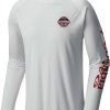 Shirts * | Columbia Men'S 2021 National Champions Georgia Bulldogs Pfg Terminal Tackle Long Sleeve T-Shirt