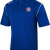 Shirts * | Columbia Men'S Chicago Cubs Blue Shotgun Polo