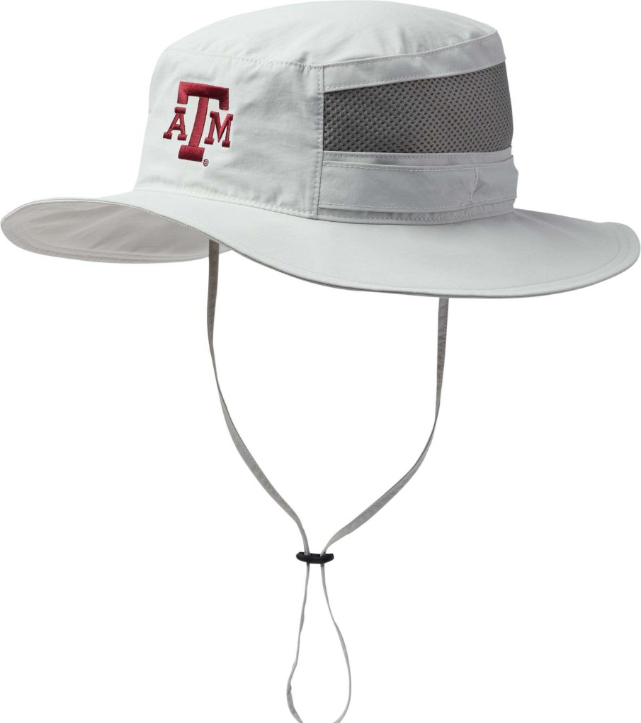 Hats * | Columbia Men'S Texas A&M Aggies Grey Bora Bora Booney Hat