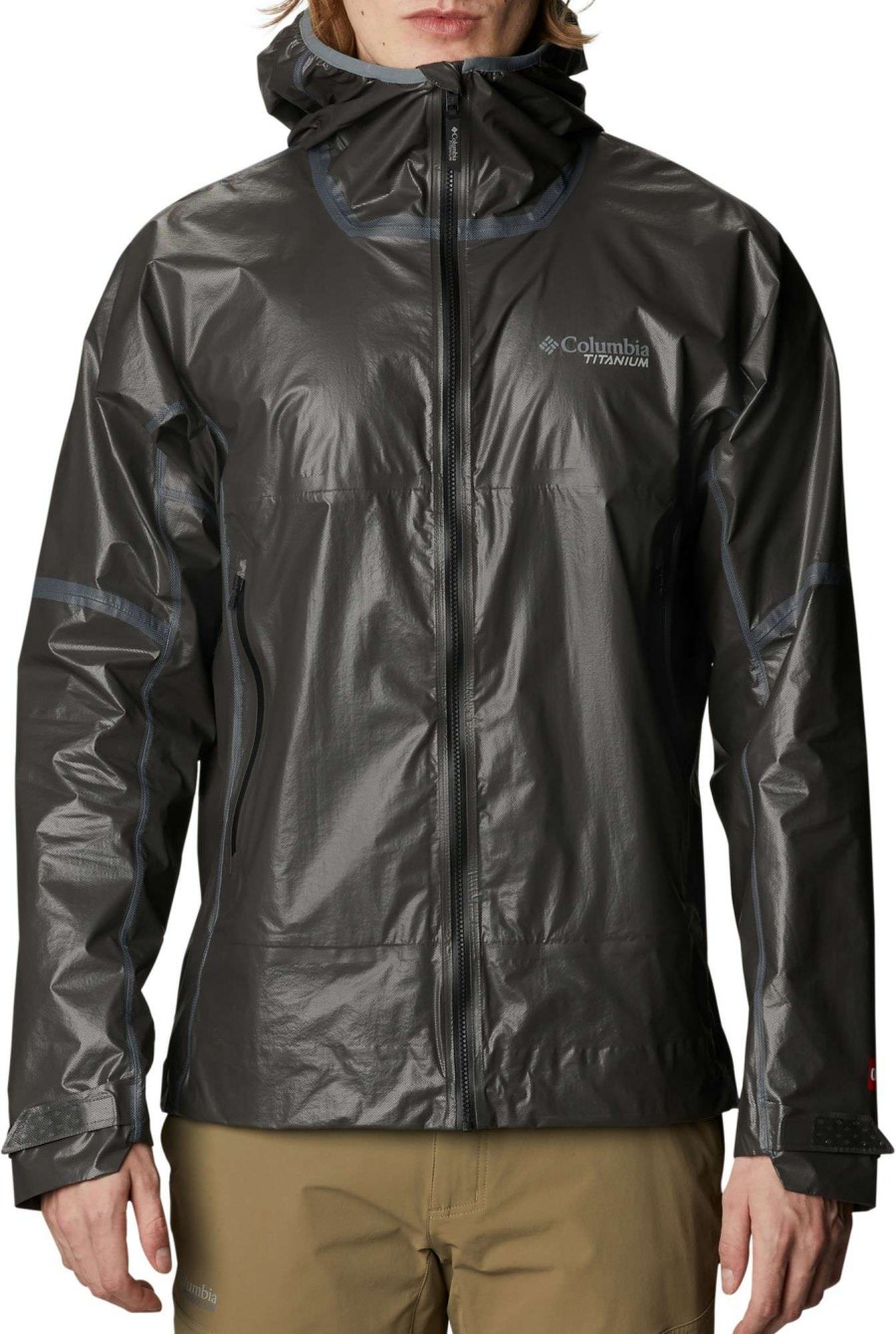 Jackets * | Columbia Men'S Outdry Extreme Nanolite Shell Rain Jacket Black