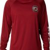 Shirts * | Columbia Men'S South Carolina Gamecocks Garnet Terminal Tackle Long Sleeve T-Shirt