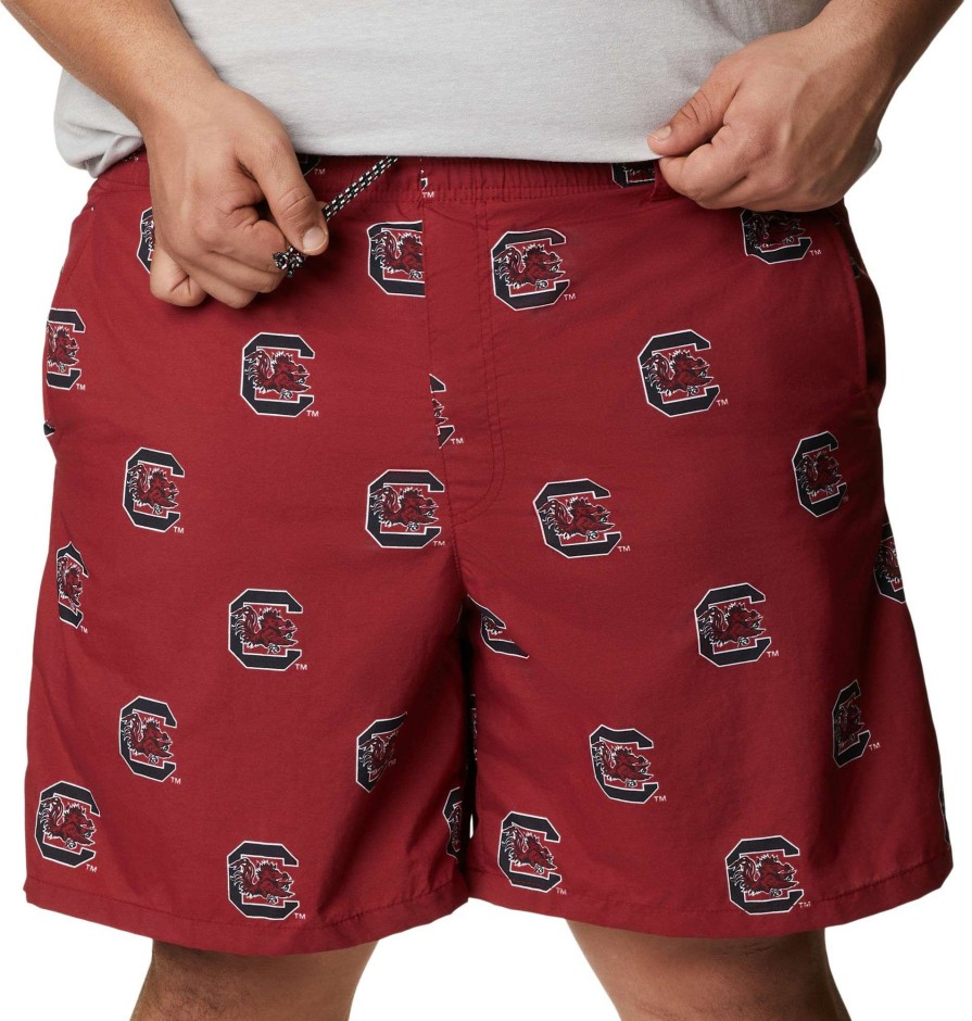 Shorts * | Columbia Men'S South Carolina Gamecocks Red Backcast Performance Shorts