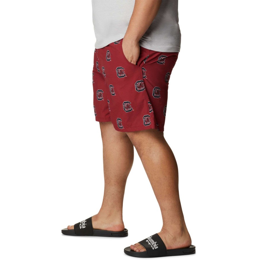 Shorts * | Columbia Men'S South Carolina Gamecocks Red Backcast Performance Shorts