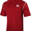 Shirts * | Columbia Men'S Cincinnati Reds Red Shotgun Polo