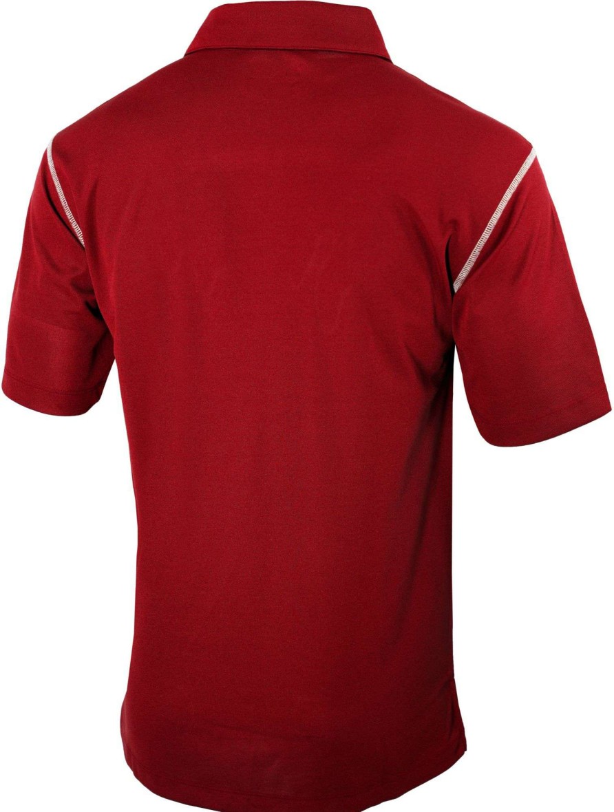 Shirts * | Columbia Men'S Cincinnati Reds Red Shotgun Polo