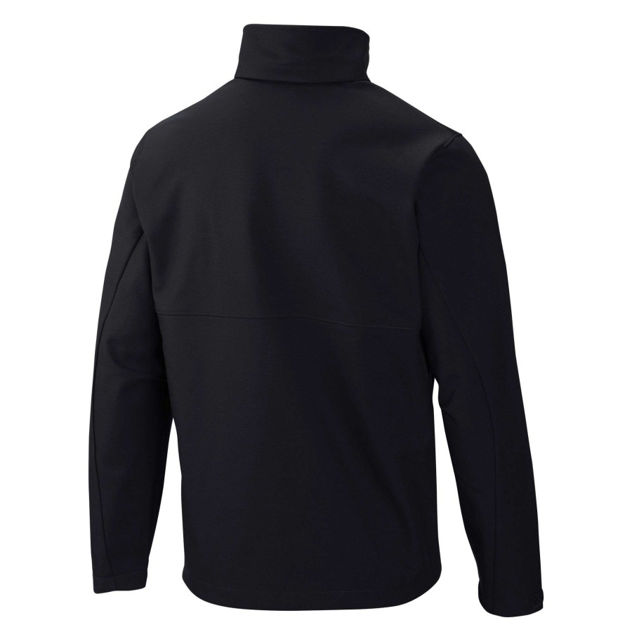 Jackets * | Columbia Men'S Colorado Rockies Black Ascender Softshell Jacket