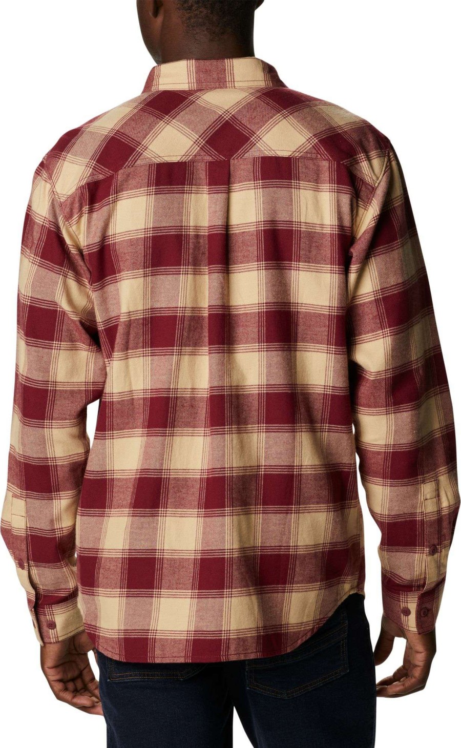 Shirts * | Columbia Men'S Florida State Seminoles Garnet Clg Flare Gun Flannel Long Sleeve Shirt