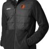 Jackets * | Columbia Men'S Baltimore Orioles Black Full-Zip Fleece Jacket