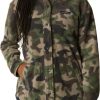 Jackets * | Columbia Women'S Benton Springs Shirt Jacket Cypress Trad Camo