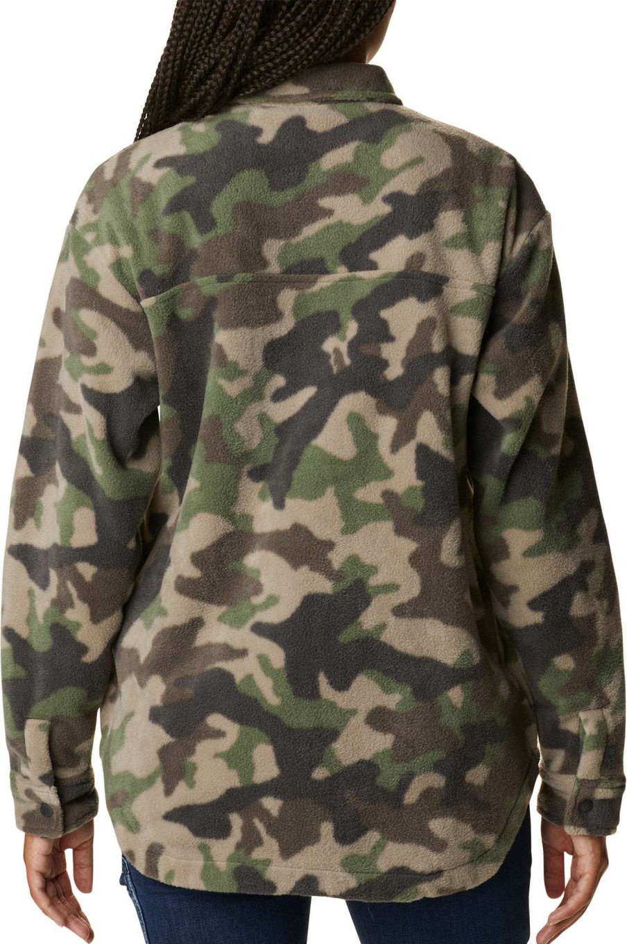 Jackets * | Columbia Women'S Benton Springs Shirt Jacket Cypress Trad Camo