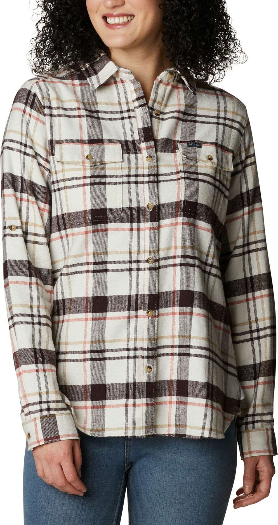 Shirts * | Columbia Women'S Pine Street Stretch Flannel Shirt