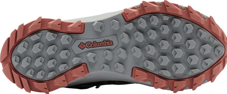 Boots * | Columbia Women'S Peakfreak Ii Outdry Waterproof Hiking Boots Grey/Coral