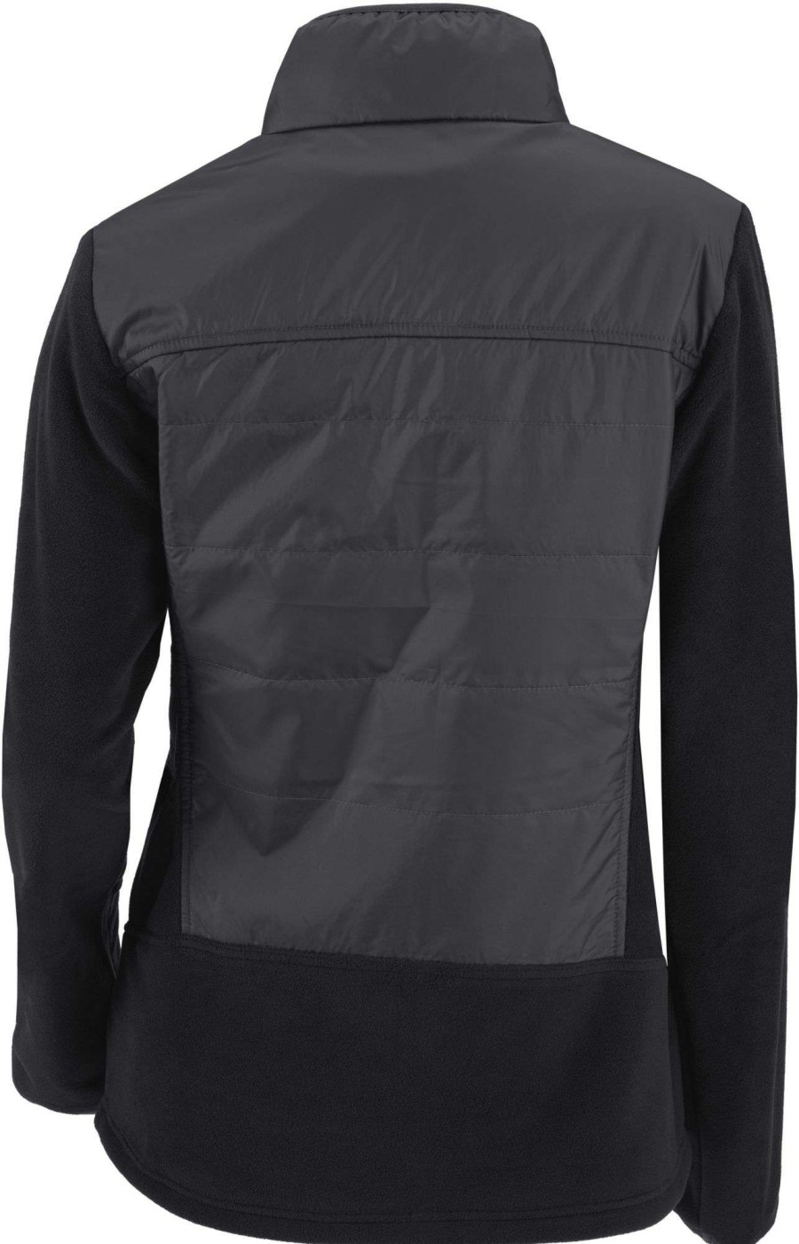 Jackets * | Columbia Women'S Miami Marlins Black Full-Zip Fleece Jacket