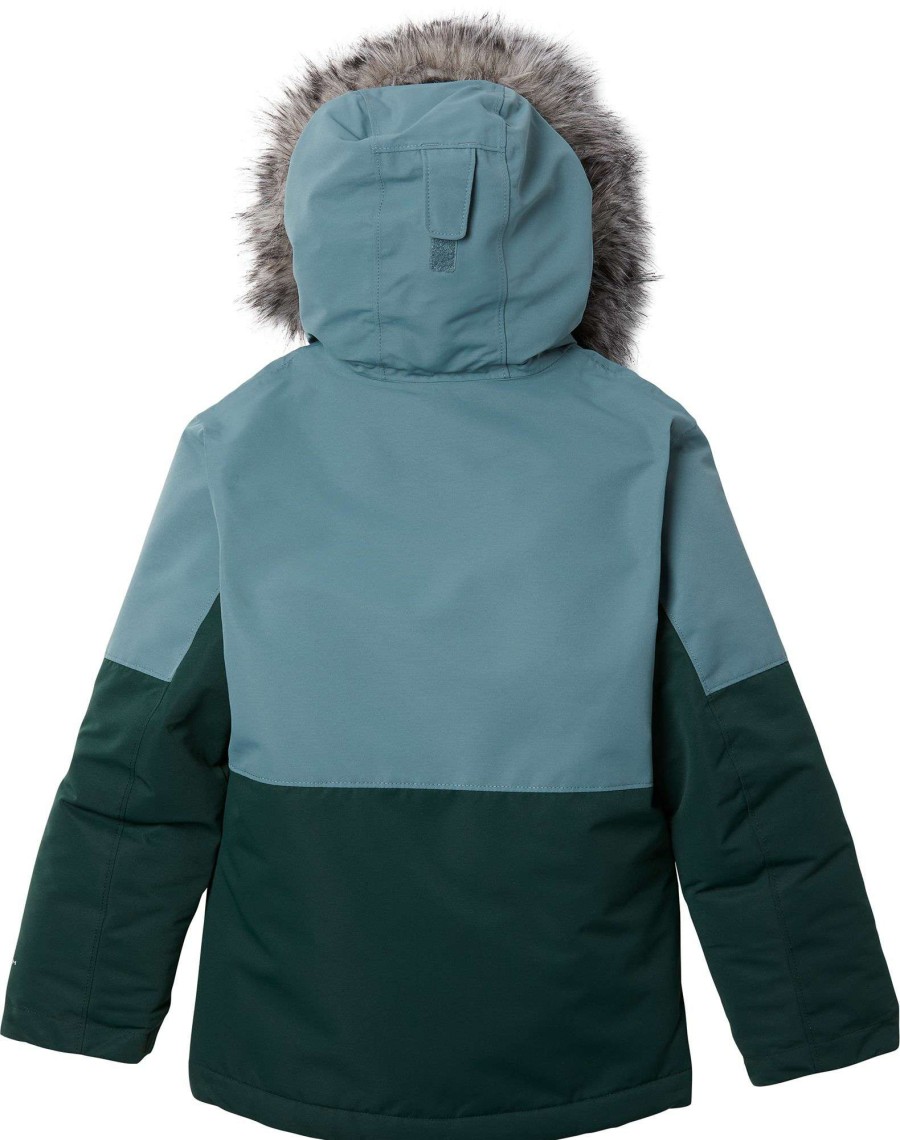 Jackets * | Columbia Boys' Nordic Strider Jacket Spruce/Metal