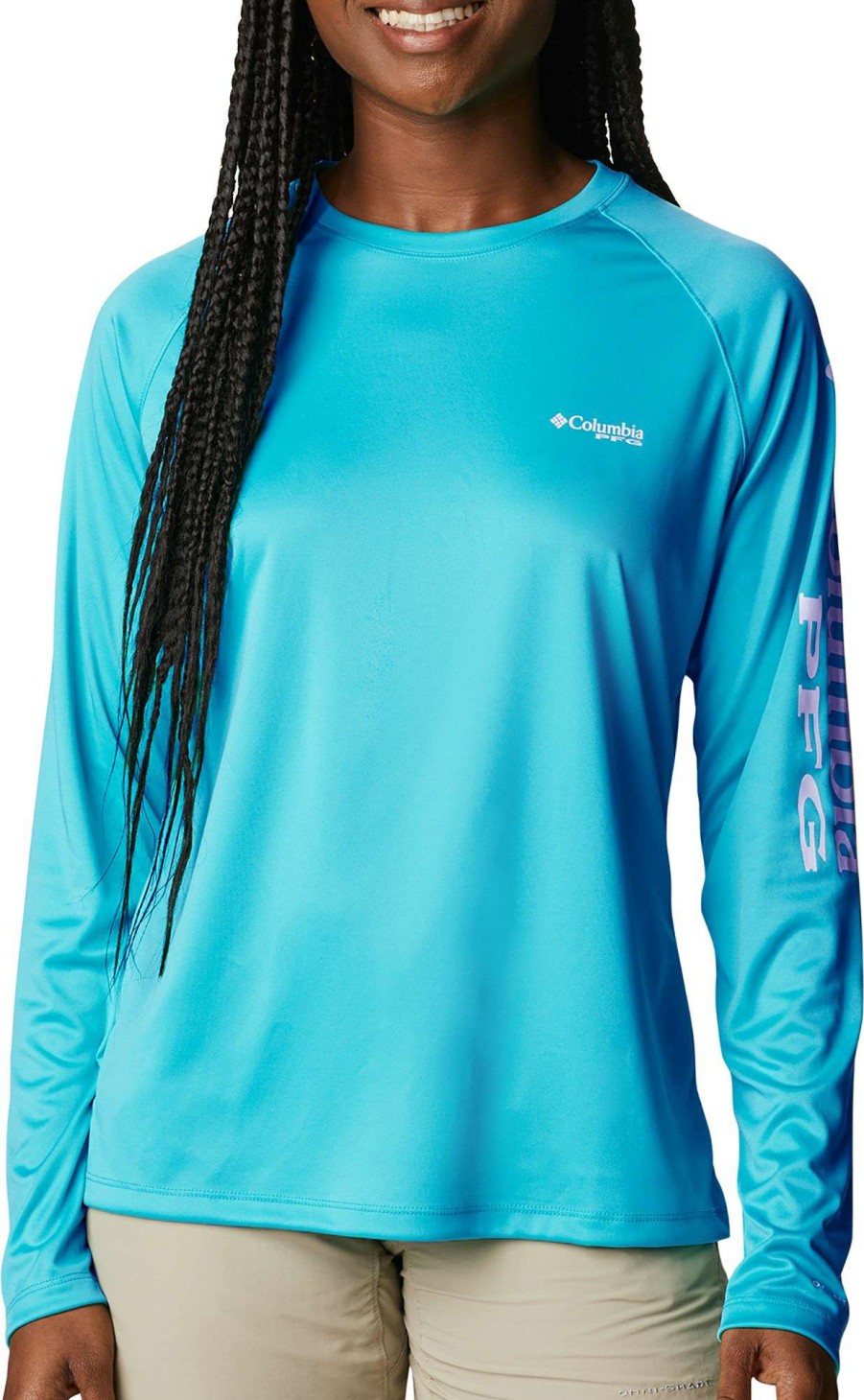 Shirts * | Columbia Women'S Pfg Tidal Tee Ii Long Sleeve Shirt