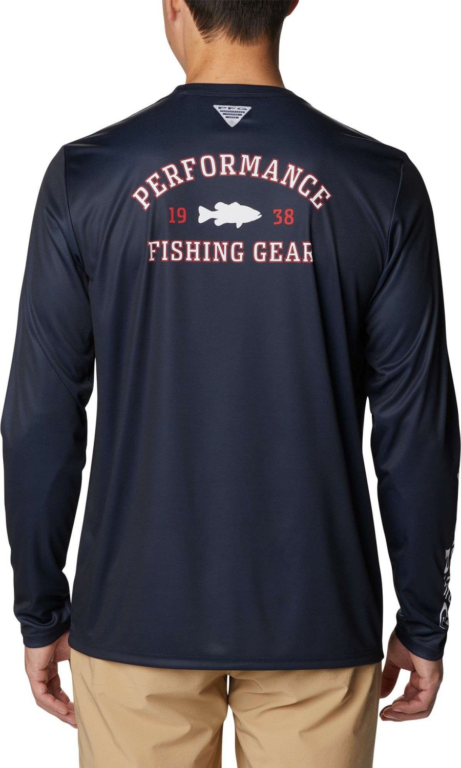 Shirts * | Columbia Men'S Terminal Tackle Pfg University Long Sleeve Shirt