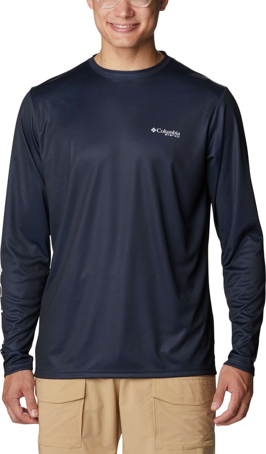 Shirts * | Columbia Men'S Terminal Tackle Pfg University Long Sleeve Shirt