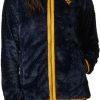 Jackets * | Columbia Women'S West Virginia Mountaineers Blue Fire Side Sherpa Full-Zip Jacket