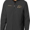 Jackets * | Columbia Men'S Purdue Boilermakers Grey Ascender Jacket