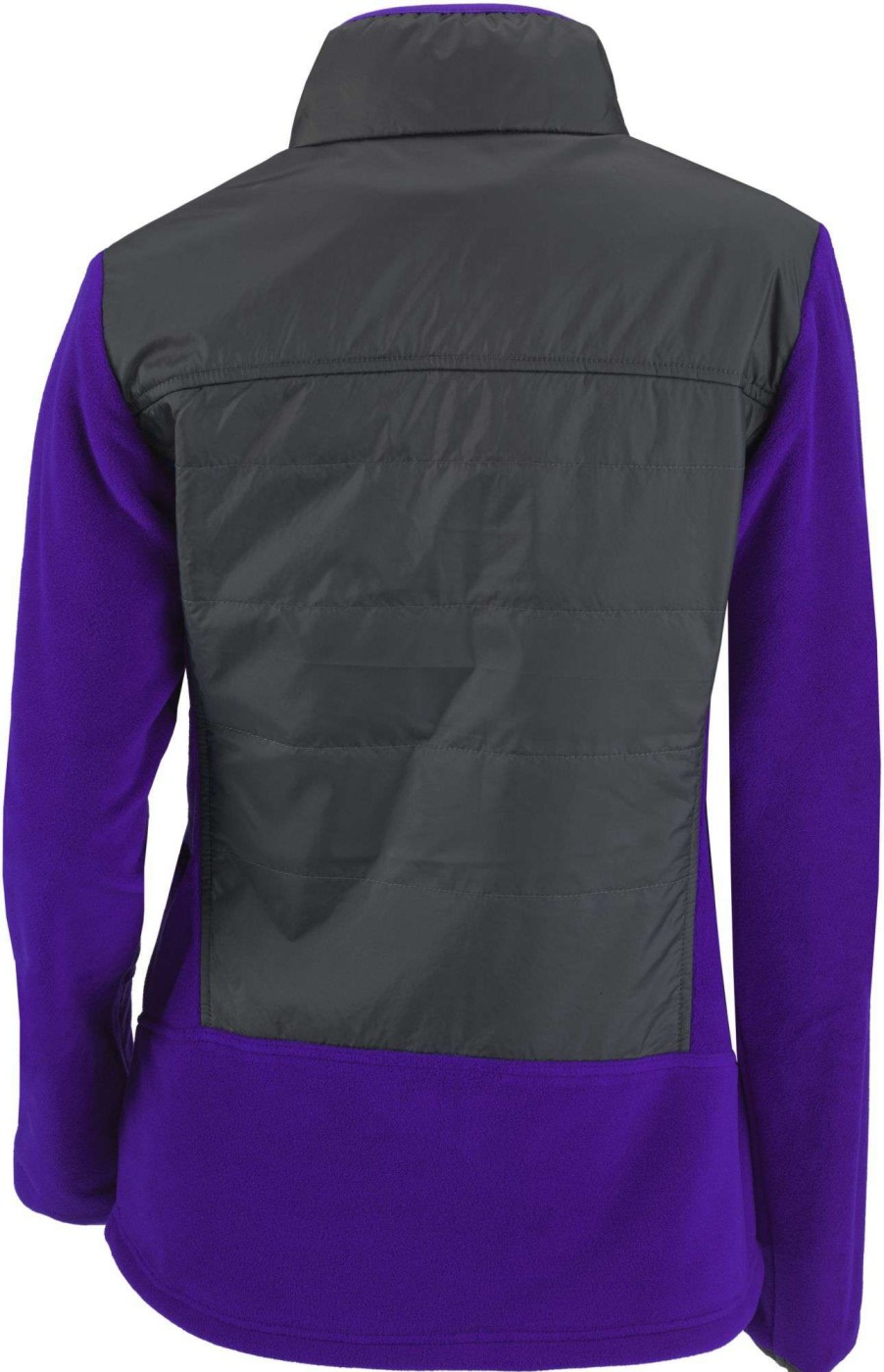 Jackets * | Columbia Women'S Colorado Rockies Purple Full-Zip Fleece Jacket