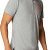 Shirts * | Columbia Men'S Tennessee Volunteers Grey Tech Trail Polo