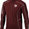 Shirts * | Columbia Men'S Texas A&M Aggies Maroon Shotgun Quarter-Zip Shirt