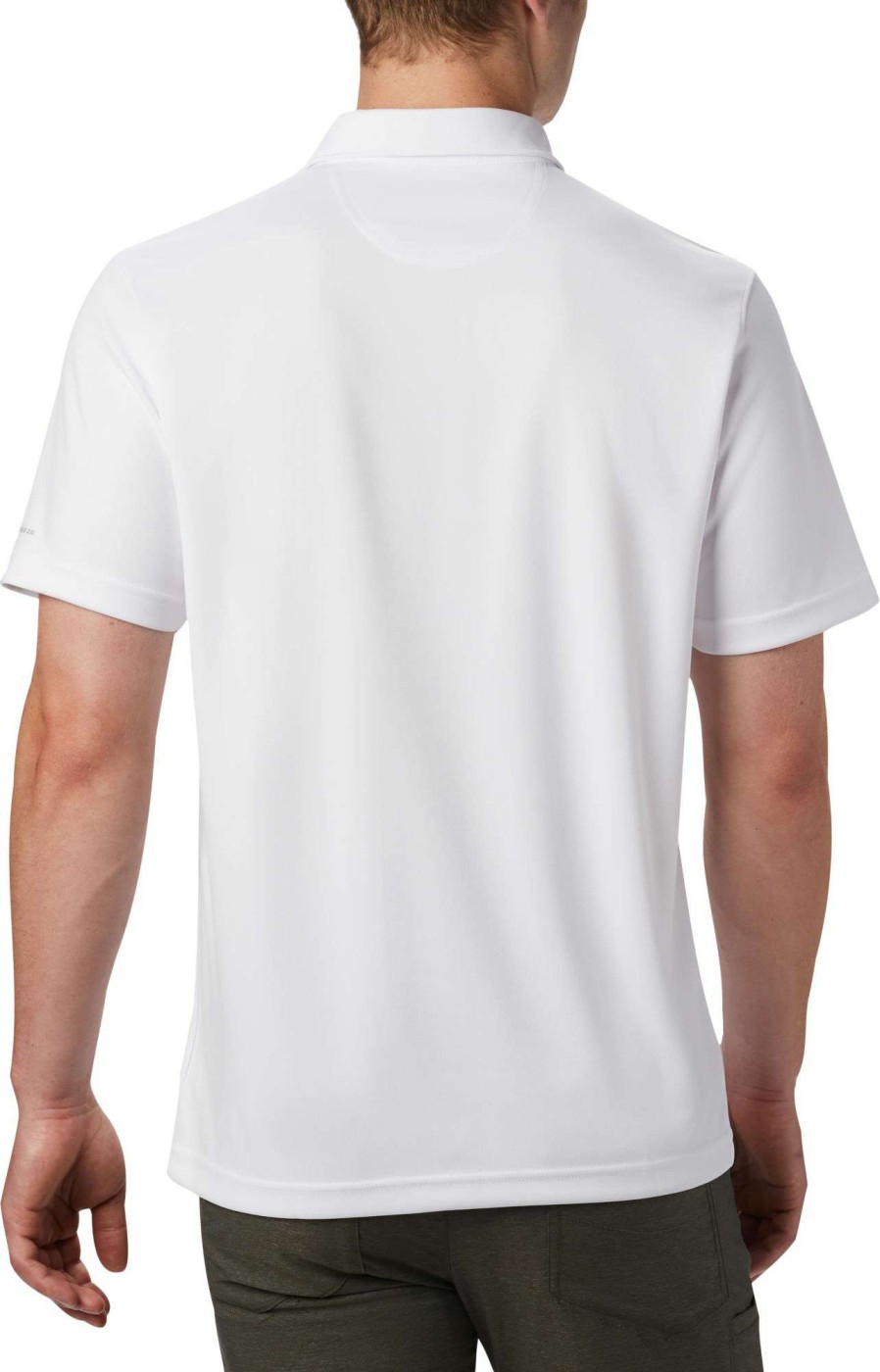 Shirts * | Columbia Men'S Mist Trail Short Sleeve Polo White