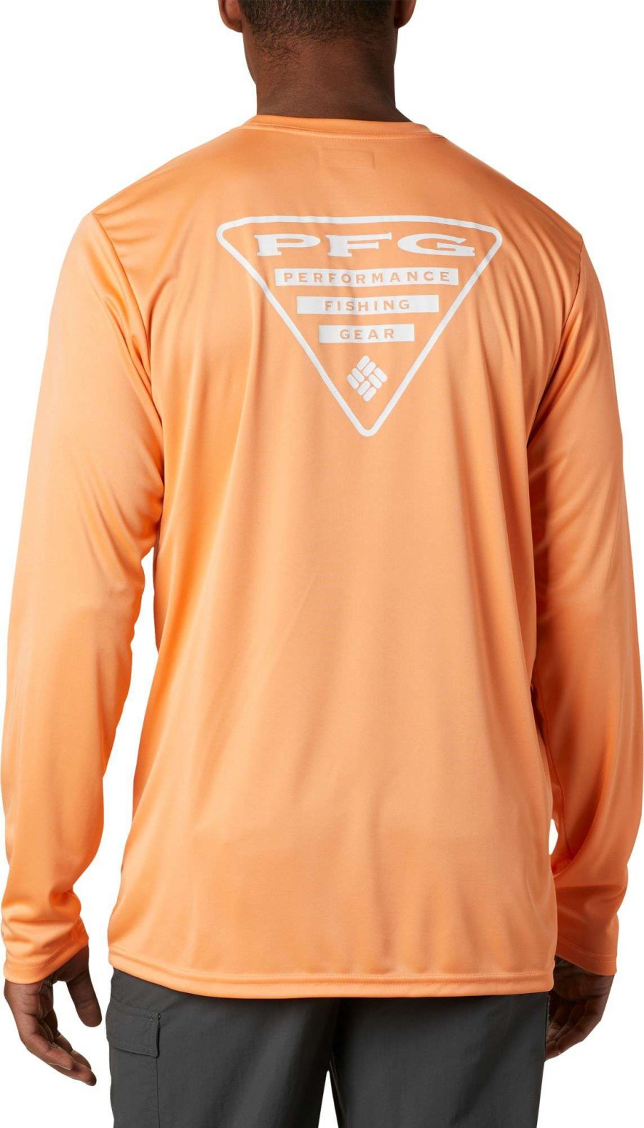 Shirts * | Columbia Men'S Pfg Terminal Tackle Triangle Long Sleeve Shirt