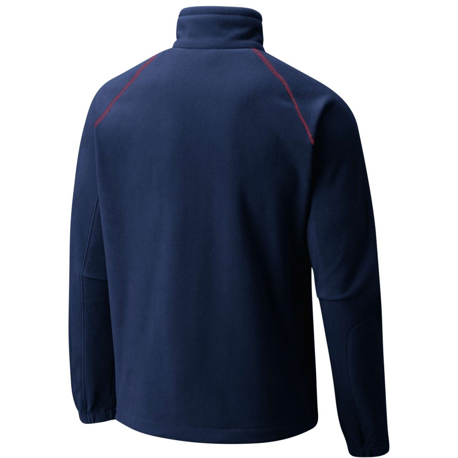 Jackets * | Columbia Men'S St. Louis Cardinals Navy Fast Trek Ii Jacket